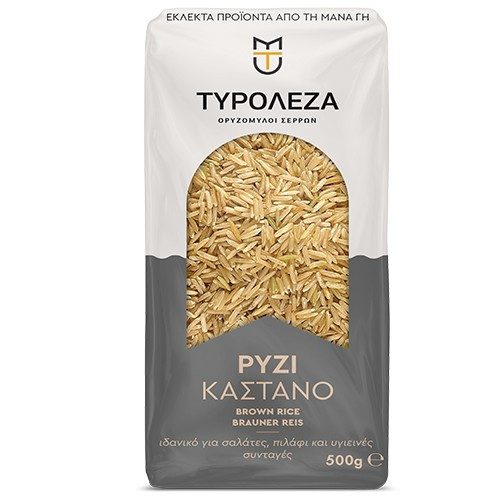 ΤΥΡΟΛΕΖΑ ρύζι καστανό 500gr – Τυρολέζα