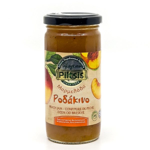 PILTSIS μαρμελάδα ροδάκινο 300gr – Μαρμελάδες