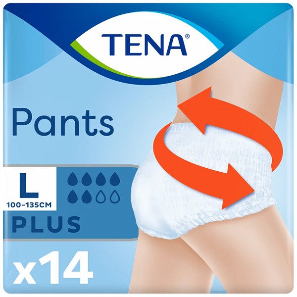 TENA pants πάνα βρακάκι ακράτειας large 14τεμ – Πάνες και Βρακάκια Ακράτειας
