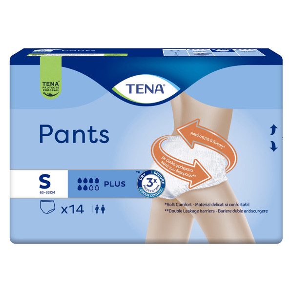 TENA pants πάνα βρακάκι ακράτειας small 14τεμ – Πάνες και Βρακάκια Ακράτειας