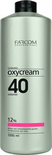 FARCOM Oxy Cream οξυζενέ No40 1lt – Οξυζενέ Μαλλιών και Ενεργοποιητές Χρώματος