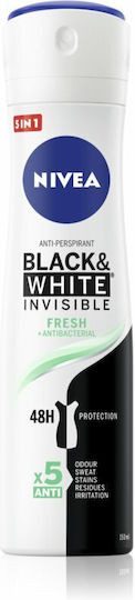 NIVEA αποσμητικό σώματος spray black και white invisible fresh 150ml – Αποσμητικά