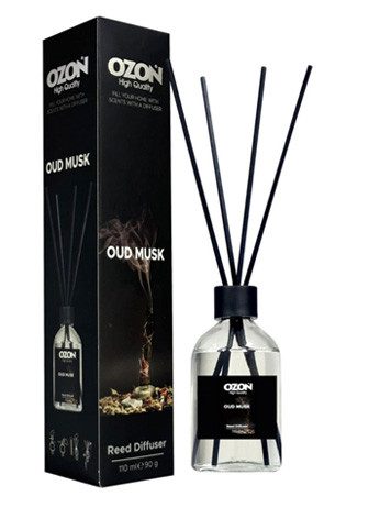 OZON αρωματικό χώρου με στικ oud musk 110ml – Αρωματικά Χώρου
