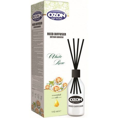 OZON αρωματικό χώρου με στικ white rose 110ml – Αρωματικά Χώρου