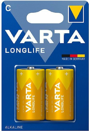 VARTA μπαταρία αλκαλική C 2τεμ – Αλκαλικές Μπαταρίες