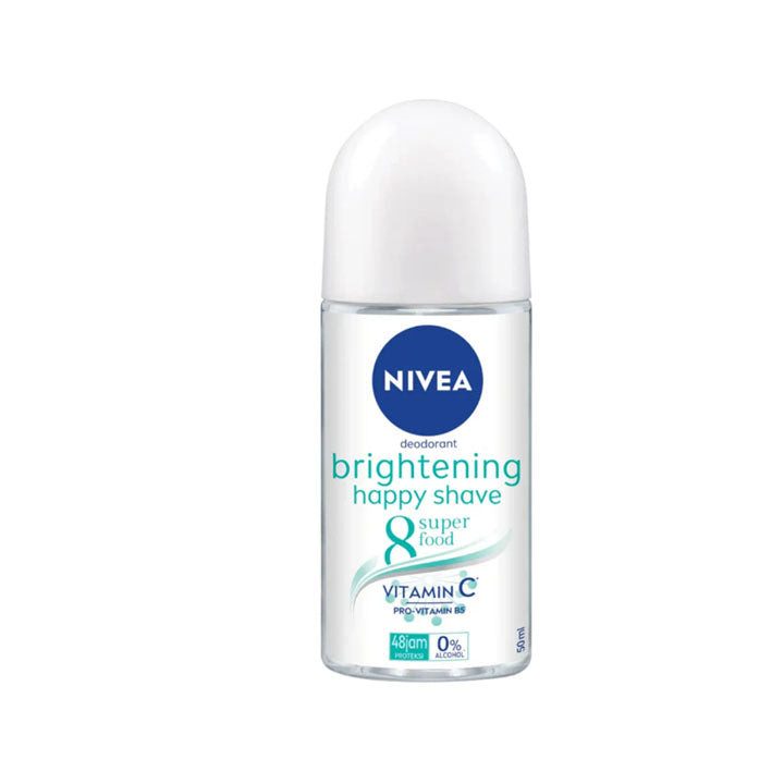 NIVEA αποσμητικό σώματος roll-on extra bright happy shave 50ml – Αποσμητικά