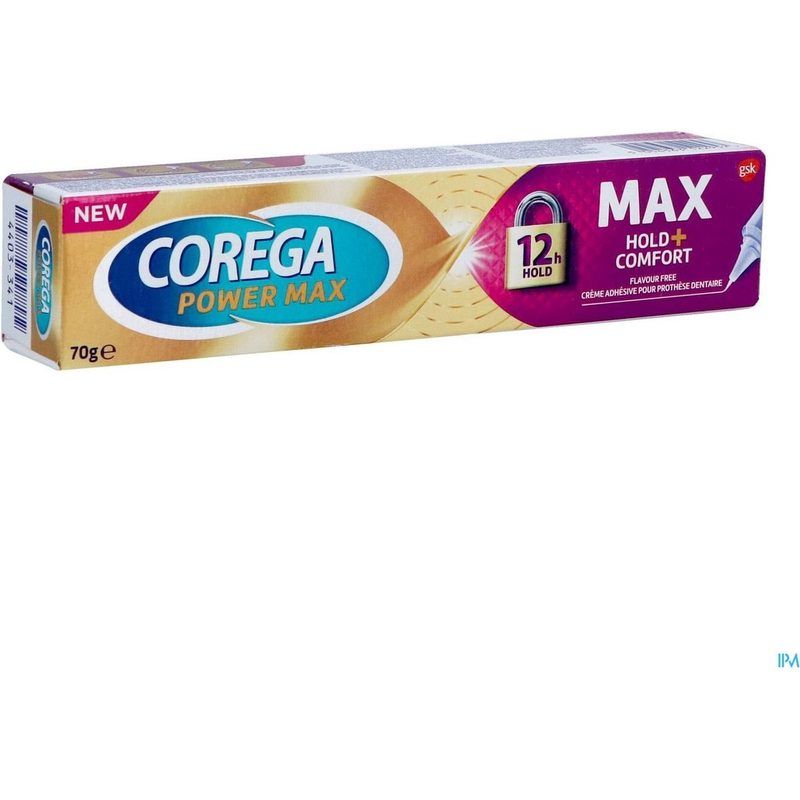 COREGA στερεωτική κρέμα οδοντοστοιχίας max hold+ comfort 70gr – Προϊόντα για Τεχνητές Οδοντοστοιχίες