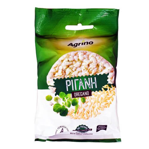 AGRINO ρυζογκοφρέτα ατομική ρίγανη 32gr – Αλμυρά Snacks