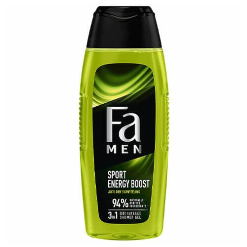 FA αφρόλουτρο men energy boost 400ml – Αφρόλουτρα