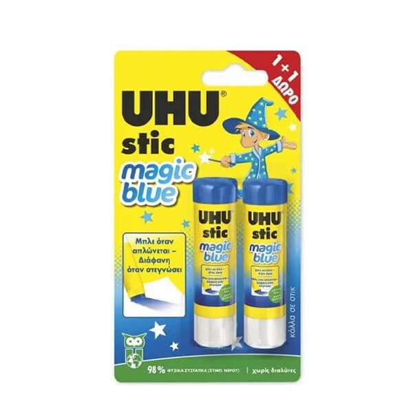 UHU ΚΟΛΛΑ STIC MAGIC 2x8.2gr – Κόλλες