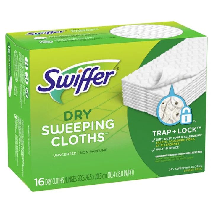 SWIFFER ανταλλακτικά πανάκια για το πάτωμα 16τεμ – Είδη για Σκούπισμα και Σφουγγάρισμα