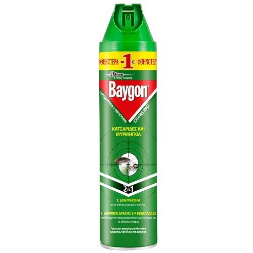 BAYGON κατσαριδοκτόνο spray 400ml – Εντομοκτόνα και Εντομοαπωθητικά Χώρου