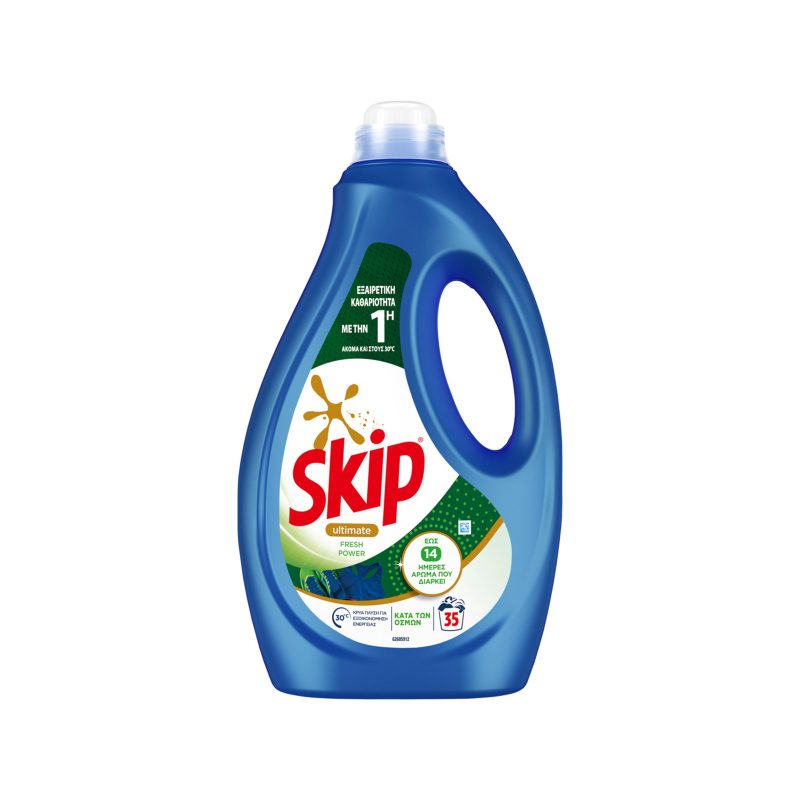 SKIP υγρό απορρυπαντικό πλυντηρίου ρούχων ultimate fresh power 35μεζ 1,48lt – Απορρυπαντικά Ρούχων