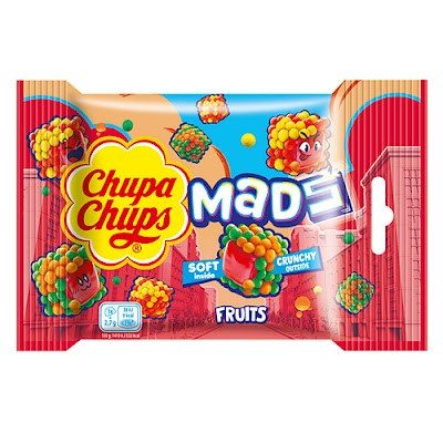 CHUPA CHUPS ζαχαρωτά με γεύση φρούτων 45gr – Καραμέλες, Γλειφιτζούρια και Τσίχλες