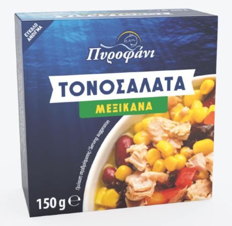 ΠΥΡΟΦΑΝΙ τονοσαλάτα με λαχανικά μεξικάνα 150gr – Πυροφάνι – Τρόφιμα Μακράς Συντήρησης