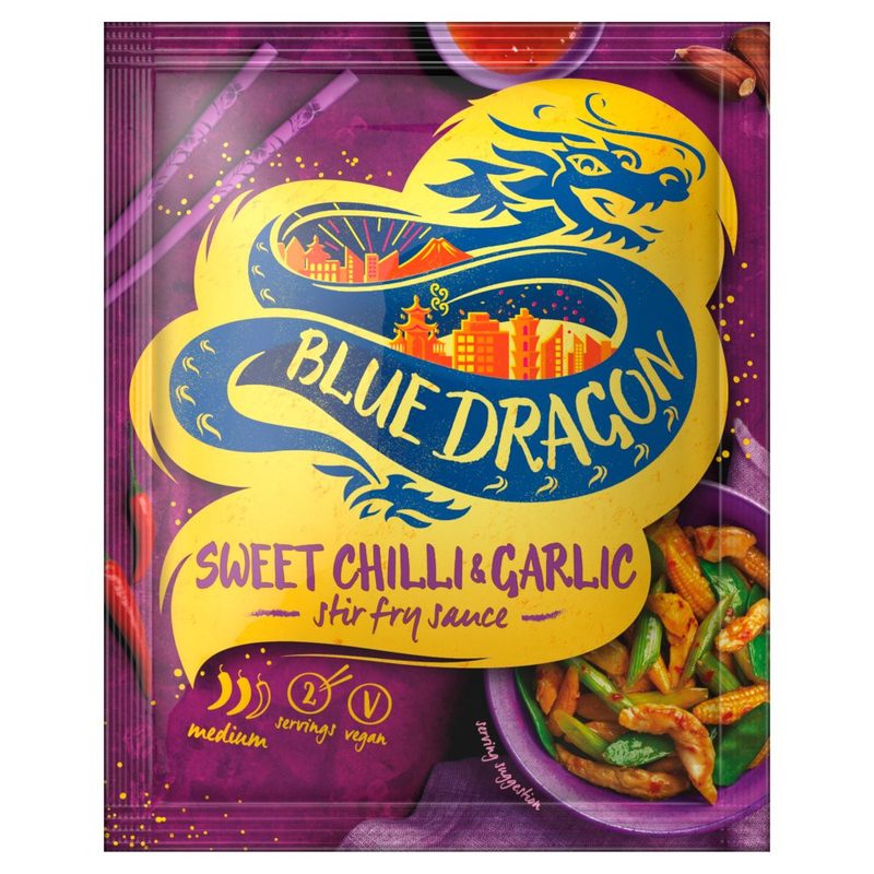 BLUE DRAGON καρύκευμα sweet chilli και garlic 120gr – Μπαχαρικά και Μυρωδικά