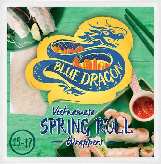 BLUE DRAGON φύλλα ρυζιού spring roll 134gr – Υλικά Μαγειρικής