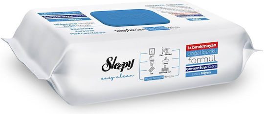 SLEEPY υγρά καθαριστικά μαντηλάκια γενικής χρήσης 100τεμ – Καθαριστικά Επιφανειών