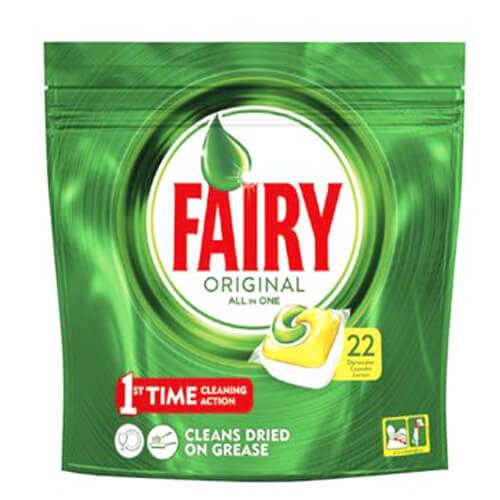 FAIRY CAPS ORIGINAL 22τεμ. – Απορρυπαντικά Πλυντηρίου Πιάτων