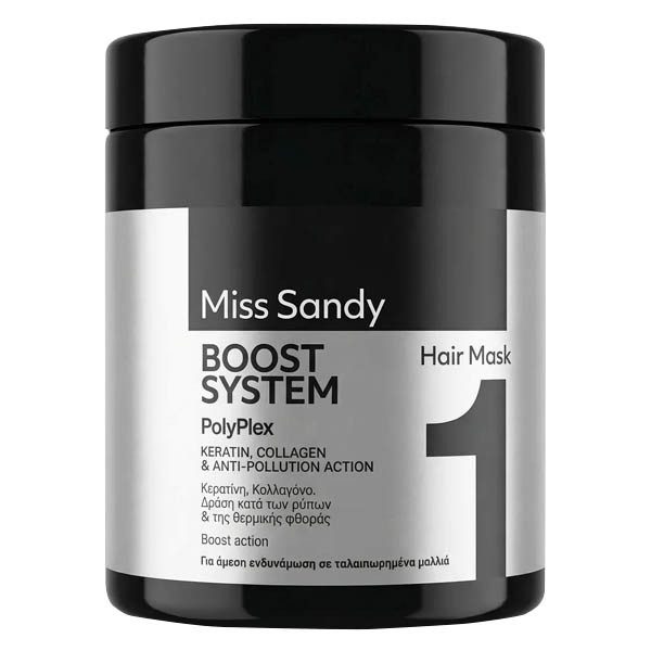 MISS SANDY μάσκα μαλλιών polyplex boost system 1000ml – Μάσκες Μαλλιών