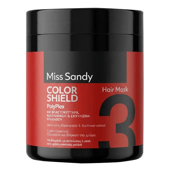 MISS SANDY μάσκα μαλλιών polyplex color shield 1000ml – Μάσκες Μαλλιών