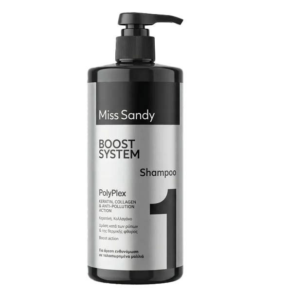 MISS SANDY σαμπουάν polyplex boost system 1lt