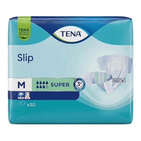 TENA slip πάνες ακράτειας plus medium 30τεμ – Πάνες και Βρακάκια Ακράτειας