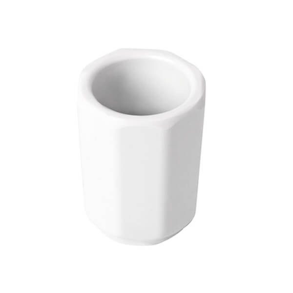 Θήκη οδοντογλυφίδας μελαμίνης λευκή 3,8x5cm – Διανομική – Διάφορες Βάσεις και Θήκες Κουζίνας