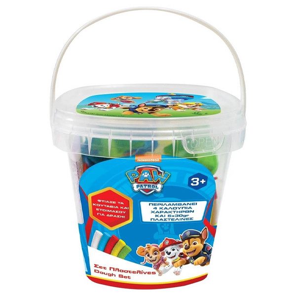 ΠΛΑΣΤΕΛΙΝΗ Paw patrol σε μικρό κουβαδακι – John – Πλαστελίνες