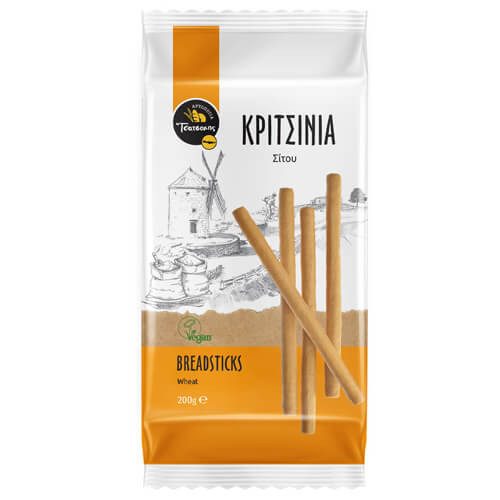 ΤΣΑΤΣΑΚΗΣ ΚΡΙΤΣΙΝΙΑ 200gr. - (ΣΙΤΟΥ) – Τσατσάκης – Αρτοσκευάσματα