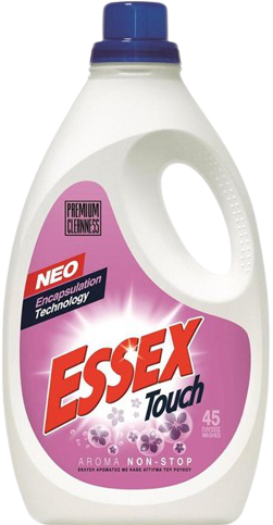 ESSEX υγρό πλυντηρίου ρούχων Touch 45μεζ 2,25lt – Απορρυπαντικά Ρούχων