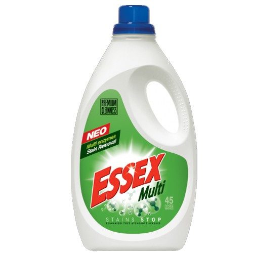 ESSEX υγρό πλυντηρίου ρούχων Multi 45μεζ 2,25lt – Απορρυπαντικά Ρούχων