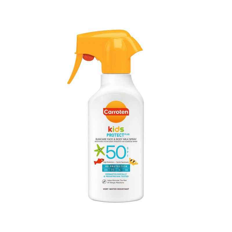 CARROTEN αντιηλιακό γαλάκτωμα kids protect spf50 spray 270ml – Παιδικά Αντηλιακά