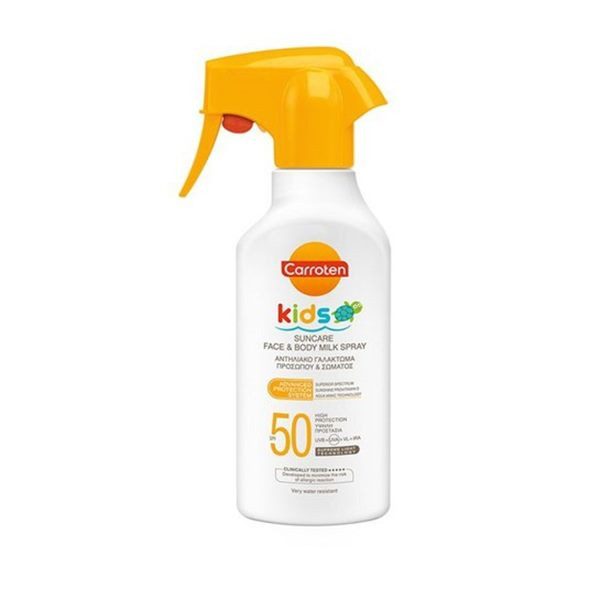 CARROTEN αντιηλιακό γαλάκτωμα sensitive kids spf50 spray 270ml – Παιδικά Αντηλιακά