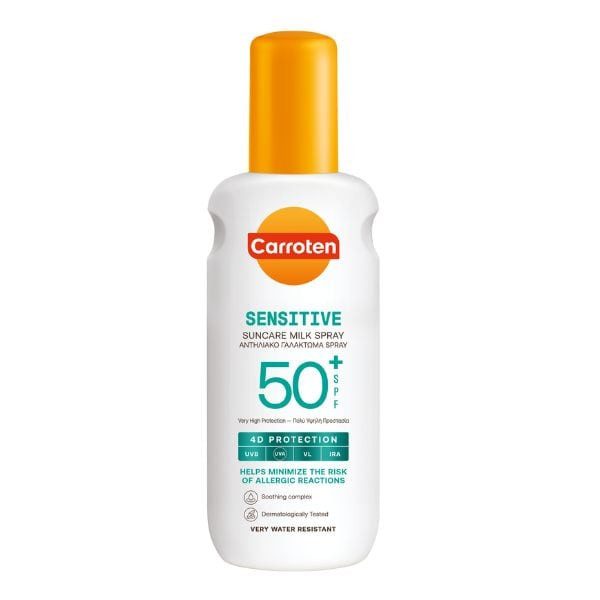 CARROTEN αντιηλιακό γαλάκτωμα sensitive spf50 spray 200ml – Αντηλιακά