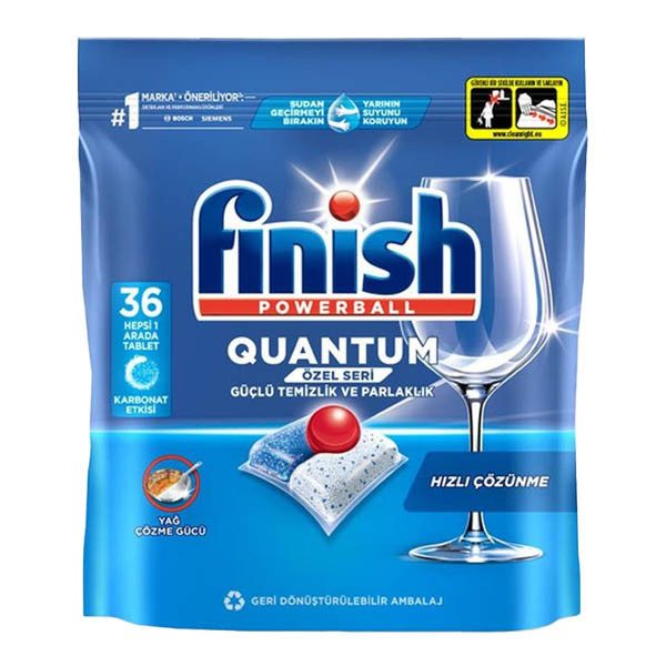 FINISH 36 tabs - (POWERBALL) (QUANTUM) – Απορρυπαντικά Πλυντηρίου Πιάτων