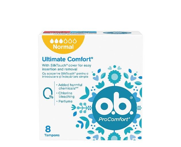 OB PRO COMFORT TAMPON 8τεμ NORMAL – O.b. – Ταμπόν