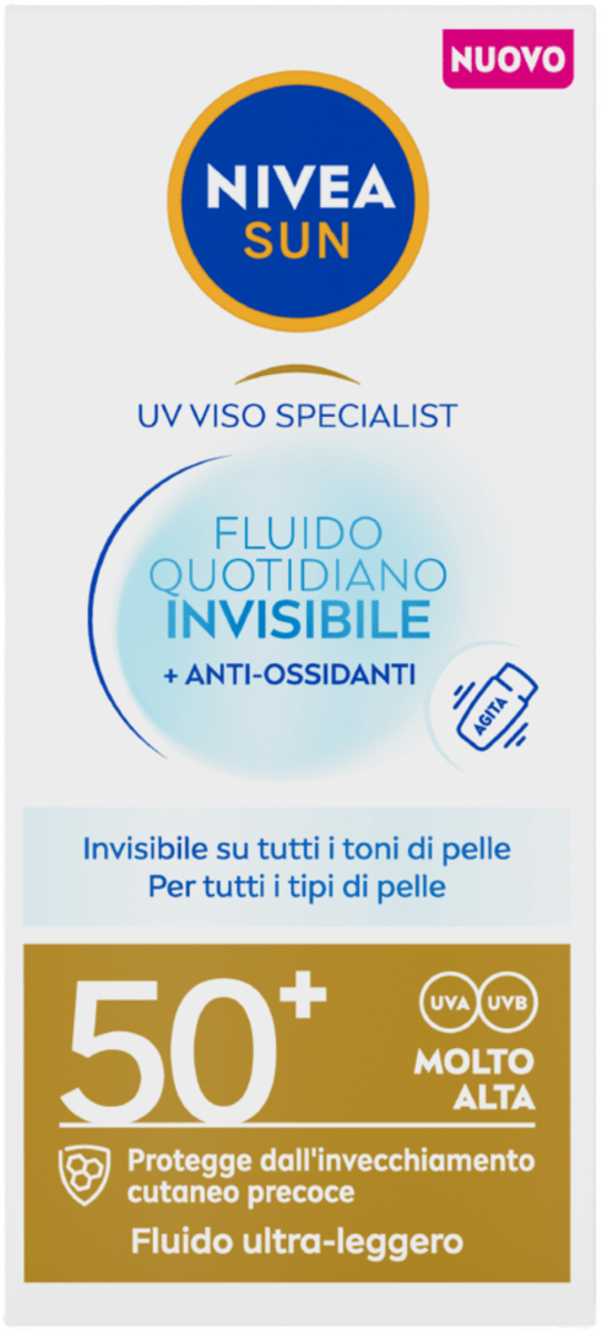 NIVEA αντιηλιακή λοσιόν invisible FP50+ 50ml – Αντηλιακά