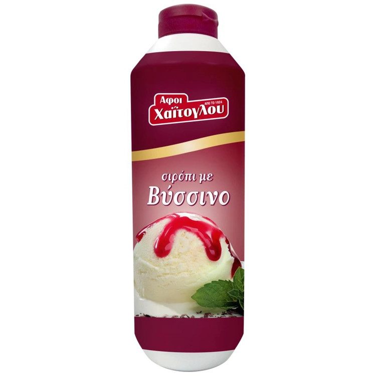 ΑΦΟΙ ΧΑΙΤΟΓΛΟΥ σιρόπι με βύσσινο 1,2kg – Αφοι Χαΐτογλου – Επικαλύψεις / Toppings Ζαχαροπλαστικής
