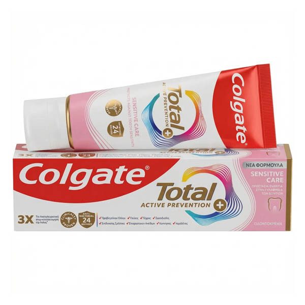 COLGATE οδοντόκρεμα Total Active Prevention Sensitive Care 75ml – Οδοντόκρεμες