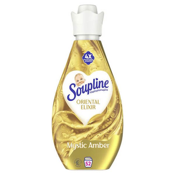 SOUPLINE ΥΠΕΡΣΥΜΠ/ΝΟ ΜΑΛΑΚΤΙΚΟ ELIXIR 52μεζ. (730ml) - (MYSTIC AMBER) – Μαλακτικά Ρούχων
