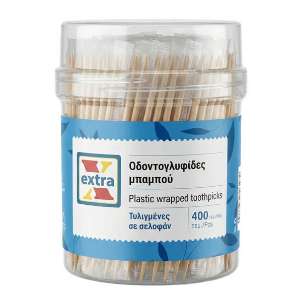 ΑΣΤΗΡ extra οδοντογλυφίδες bamboo συσκευασμένες 400τεμ – Αστήρ – Διάφορα Αναλώσιμα Εστίασης μιας Χρήσης