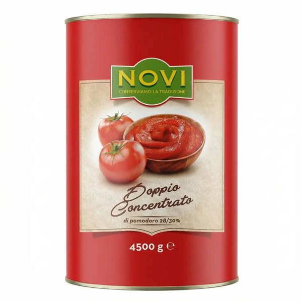 NOVI συμπυκνωμένος πολτός τομάτας 4,5kg – Σάλτσες και Dressings