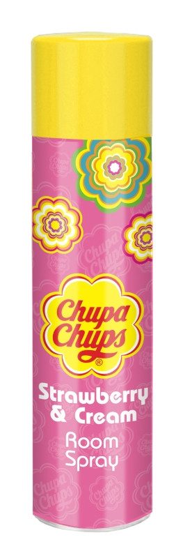 CHUPA CHUPS ΑΡΩΜΑΤΙΚΟ ΧΩΡΟΥ 300ml STRAWBERRY και CREAM – Αρωματικά Χώρου