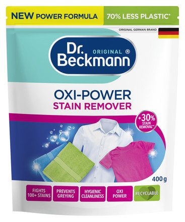 DR. BECKMANN σκόνη oxi-powder για αφαίρεση λεκέδων για χρωματιστά ρούχα 400gr – Ενισχυτικά Πλύσης