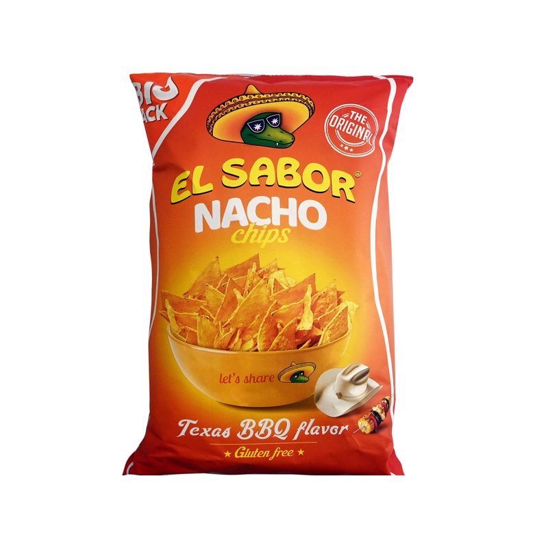EL SABOR nacho chips texas bbq 180gr – Πατατάκια