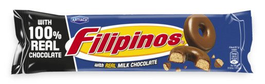 FILIPINOS μπισκότα με σοκολάτα γάλακτος 120gr