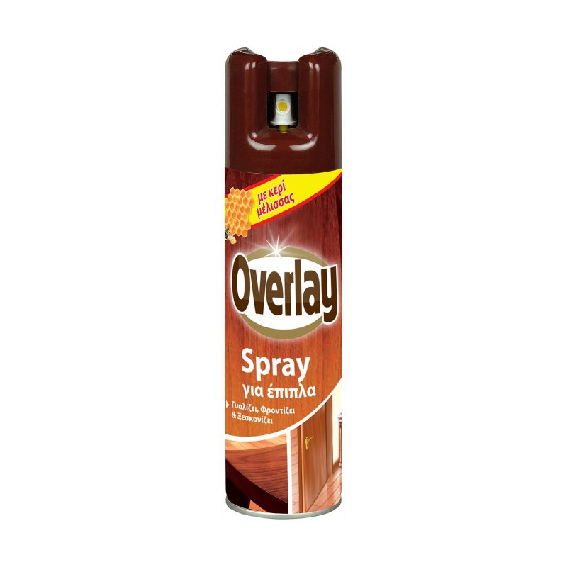 OVERLAY καθαριστικό και γυαλιστικό επίπλων spray 250ml – Καθαριστικά Επιφανειών