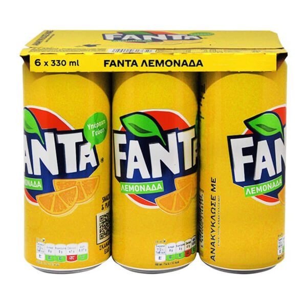 FANTA ΛΕΜΟΝΑΔΑ (6x330ml) – Αναψυκτικά