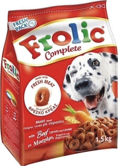 FROLIC ΣΚΥΛΟΤΡΟΦΗ 1,5kg COMPLETE - (ΜΟΣΧΑΡΙ) – Ξηρά Τροφή Σκύλων